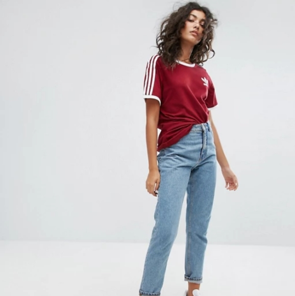 🌸3 For $25🌸Adidas Originals Three Stripe Tee - Picture 2 of 9